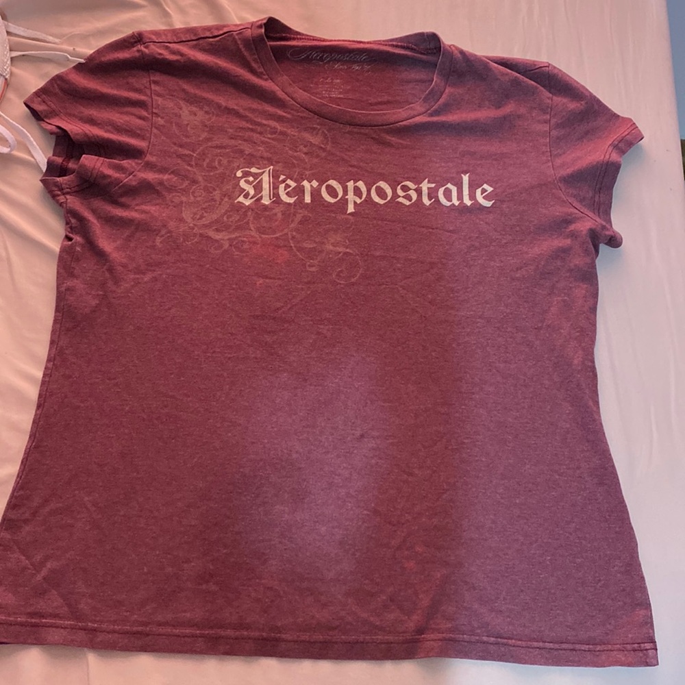 Red Aeropostale Logo T-Shirt